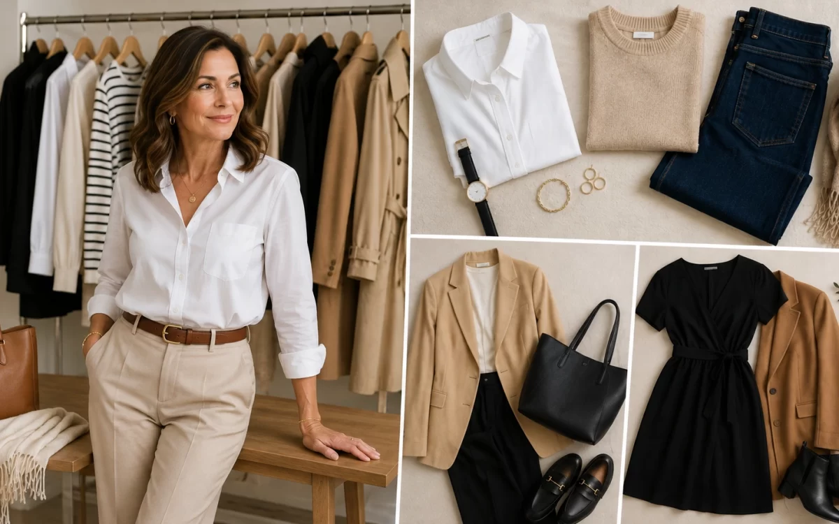The Perfect Capsule Wardrobe Checklist For Women Over 40